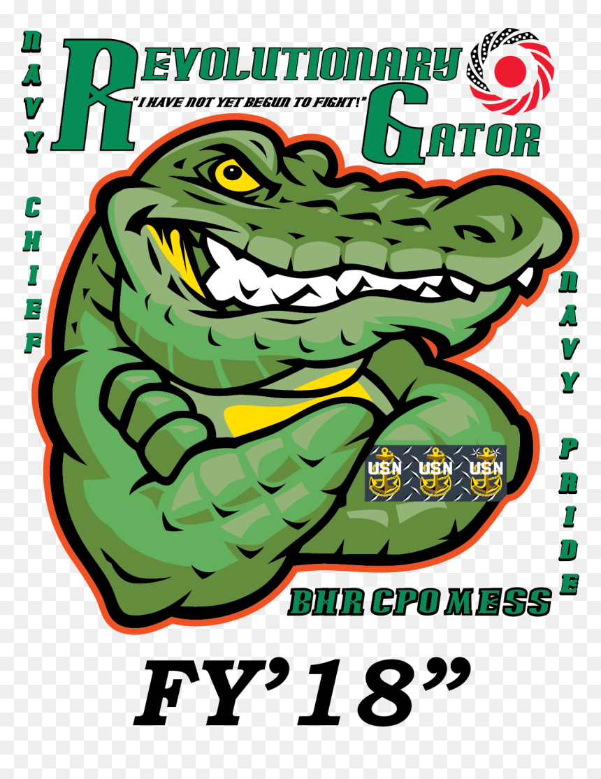Uss Bhr Revolution Gator - Gator Mascot, HD Png Download - gator logo png