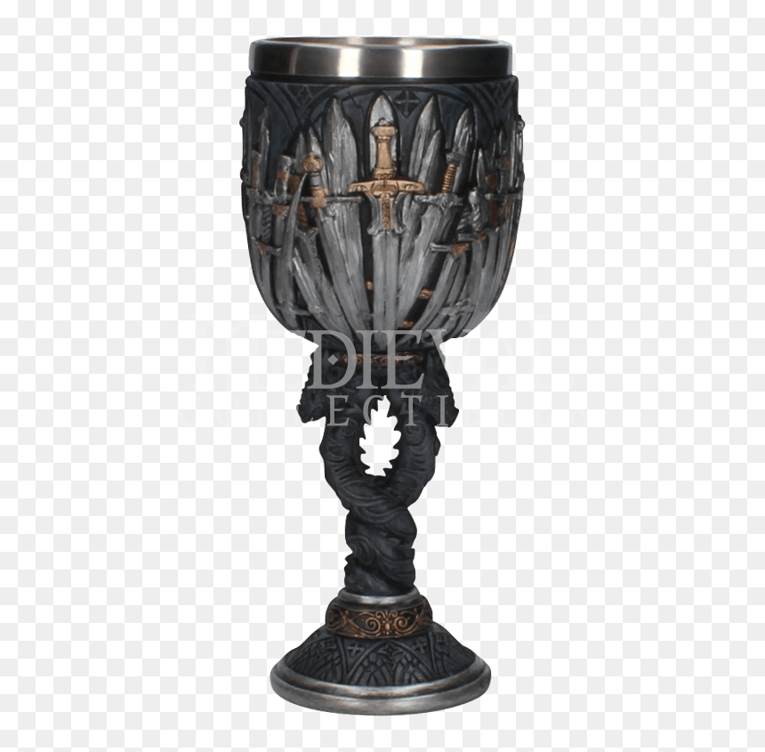 Dragon Swords Goblet - Medieval Goblet, HD Png Download - goblet png