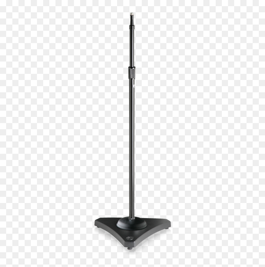 Round Base Two Mic Stand, HD Png Download - studio microphone png
