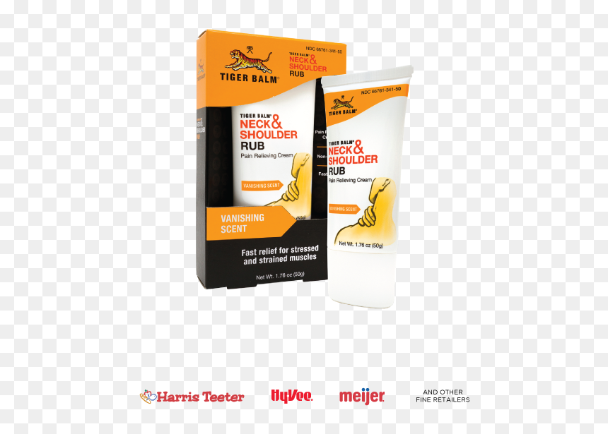 Neck And Shoulder Muscles Png - Tiger Balm Neck & Shoulder Rub, Transparent Png - muscles png