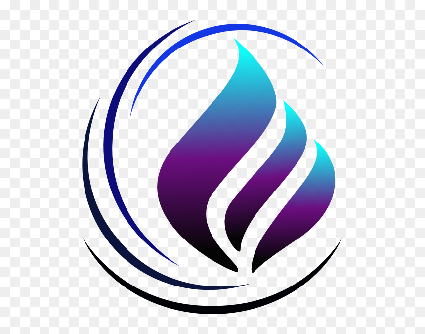 Free Download Flame Clipart Line Purple Clip Art - Circle, HD Png Download - flame clipart png
