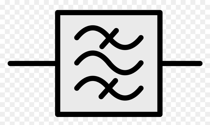 Band Pass Filter Symbol, HD Png Download - filter icon png