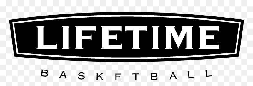 Lifetime Basketball Logo Black And White - Lifetime Basketball Hoop Logo, HD Png Download - basketball logo png