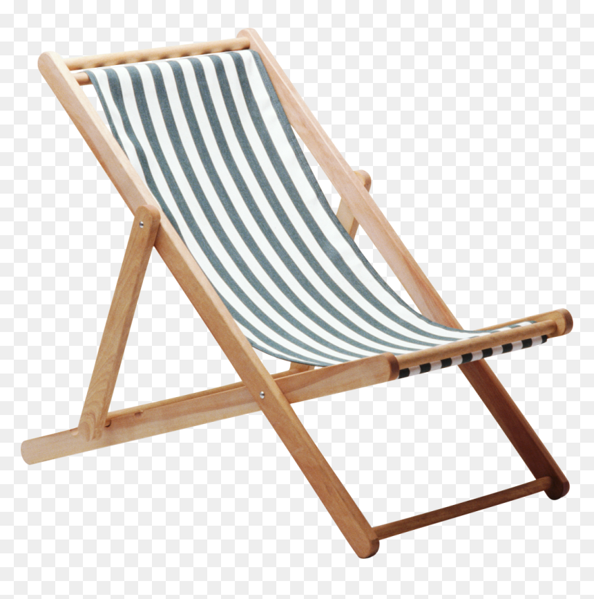 Deckchair Wing Chair - Deckchair Clipart, HD Png Download - beach chair png