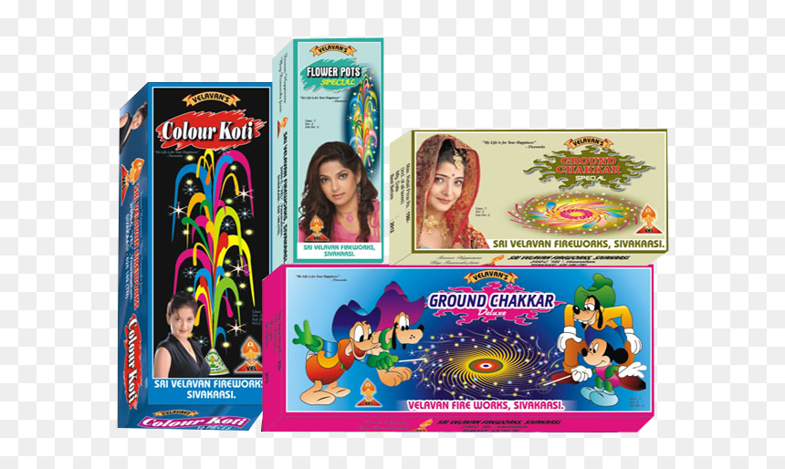 Sri Velavan Fireworks Sivakasi - Cartoon, HD Png Download - fireworks clipart png