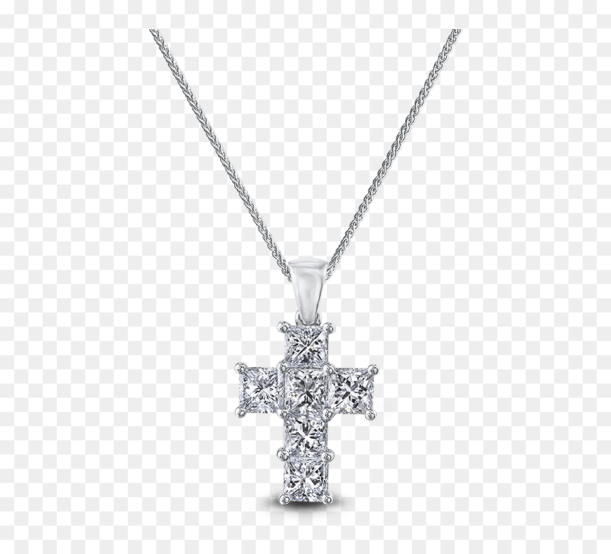 Shimansky My Girl Diamond Cross Pendant - Přívěšek Anděl Stříbro, HD Png Download - pendant png