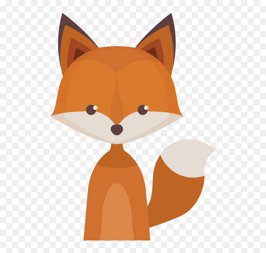 Transparent Fox - Cartoon Woodland Animals Png, Png Download - fox clipart png