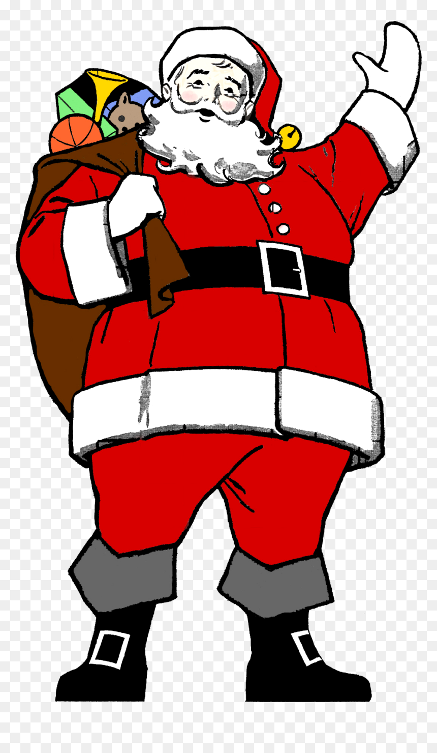 Christmas Thatha Images Hd, HD Png Download - santa clipart png