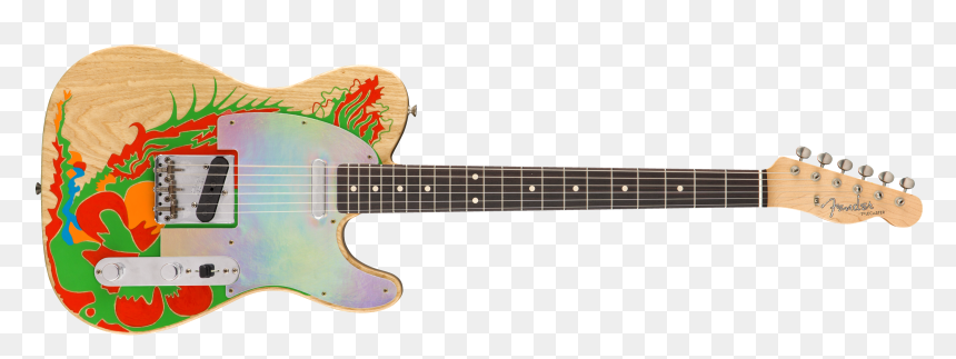 Fender Jimmy Page Dragon Telecaster, HD Png Download - guitarra png