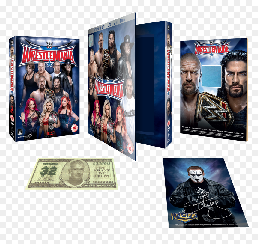 The Ultimate Collector"s Edition Is A Packed Set, HD Png Download - wrestlemania 32 logo png