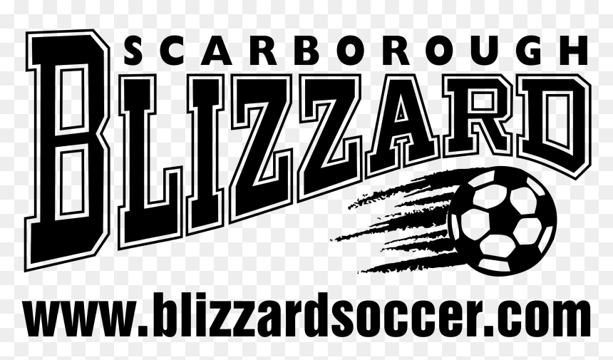 Scarborough Blizzard Soccer Logo Png Transparent - Kick American Football, Png Download - blizzard logo png