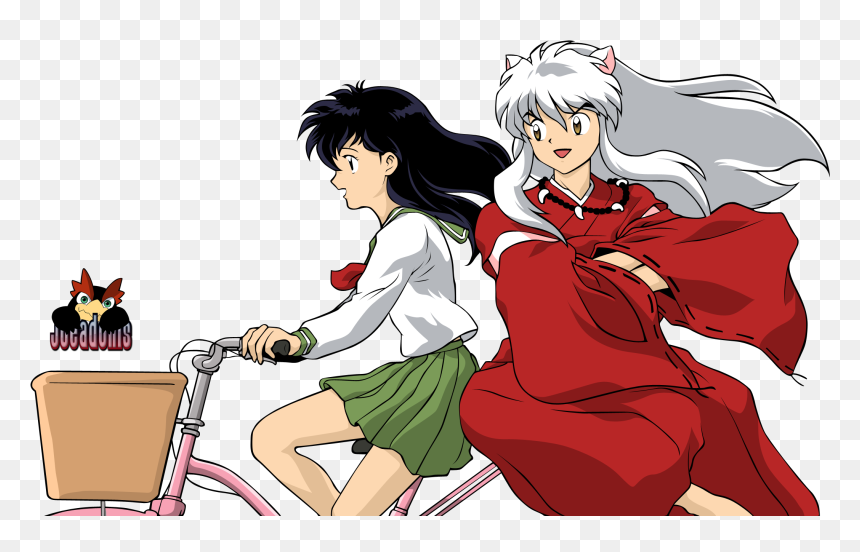 Inuyasha Photo Inuyasha-kagome02acopy - Cute Inuyasha And Kagome, HD Png Download - inuyasha png