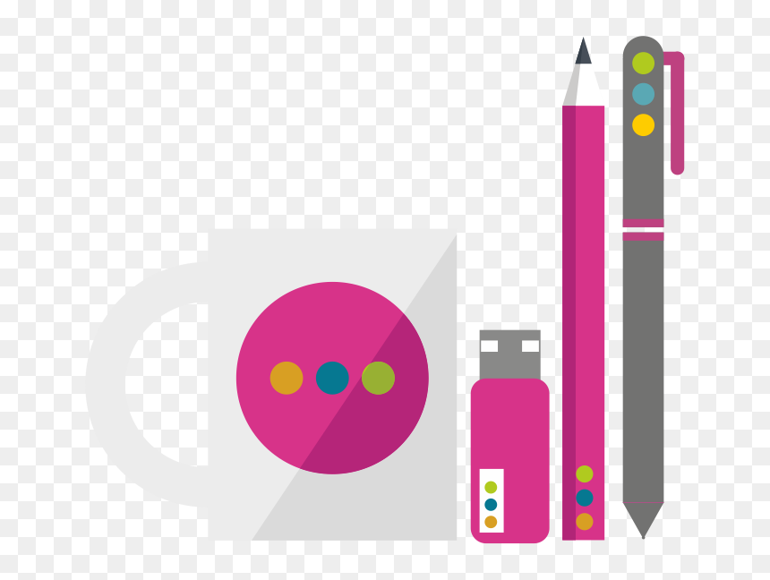 Branded Cup, Usb, Pencil And Pen - Promotional Materials Icon Png, Transparent Png - usb icon png