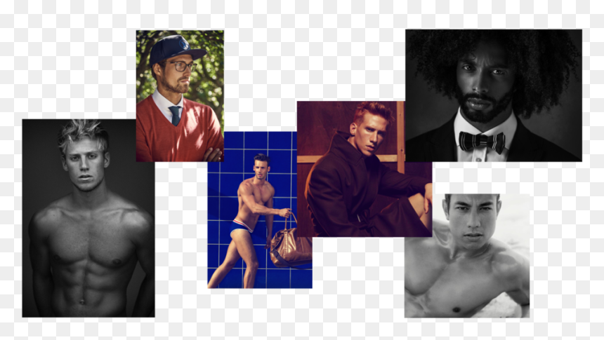 Photoshoot Male2 Long - Collage, HD Png Download - male model png
