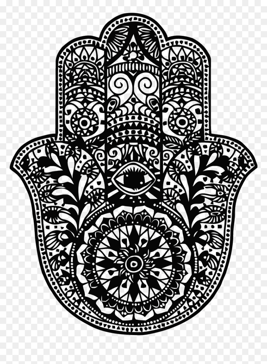 Five Pillars Of Islam Hand , Png Download - Colorful Hamsa Hand, Transparent Png - hamsa png