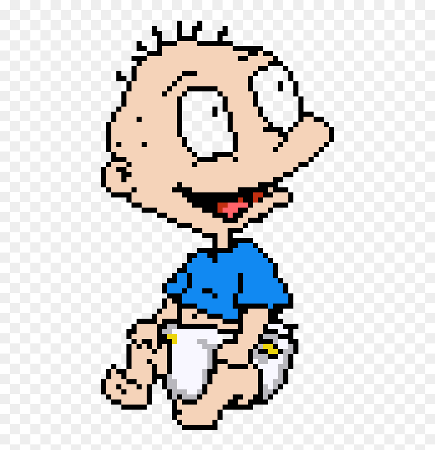 Pixel Art Rugrats, HD Png Download - rugrats logo png