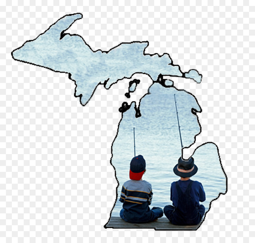 Michigan Clipart Upper - Clip Art, HD Png Download - michigan outline png