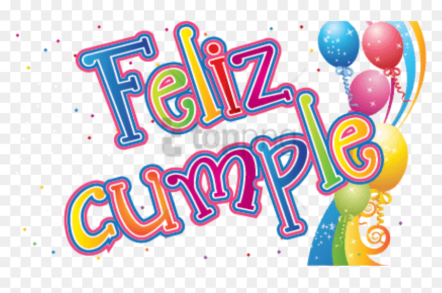 Free Png Feliz Cumpleaños With Balloons Png Images - Feliz Cumpleaños 7 Png, Transparent Png - feliz cumpleaños texto png