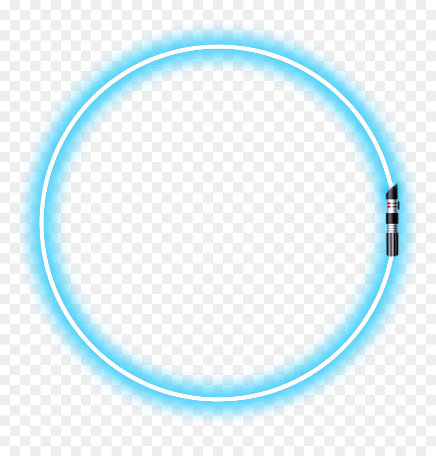 Pentagram White Png, Transparent Png - blue lightsaber png