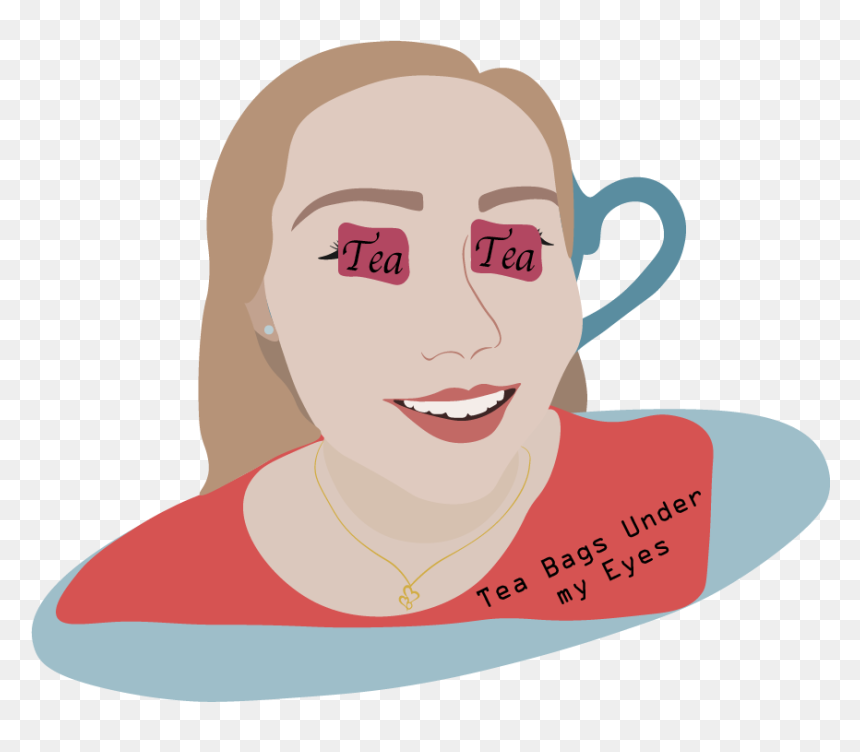 Tea Bags Under Eyes - Illustration, HD Png Download - creepy eyes png