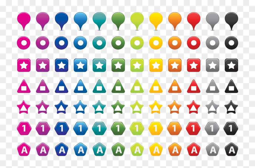 Clip Art, HD Png Download - map pins png