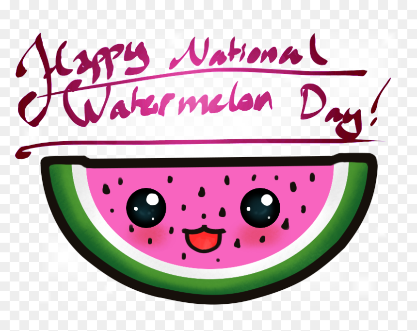 National Watermelon Day Clip Art, HD Png Download - watermelon clipart png