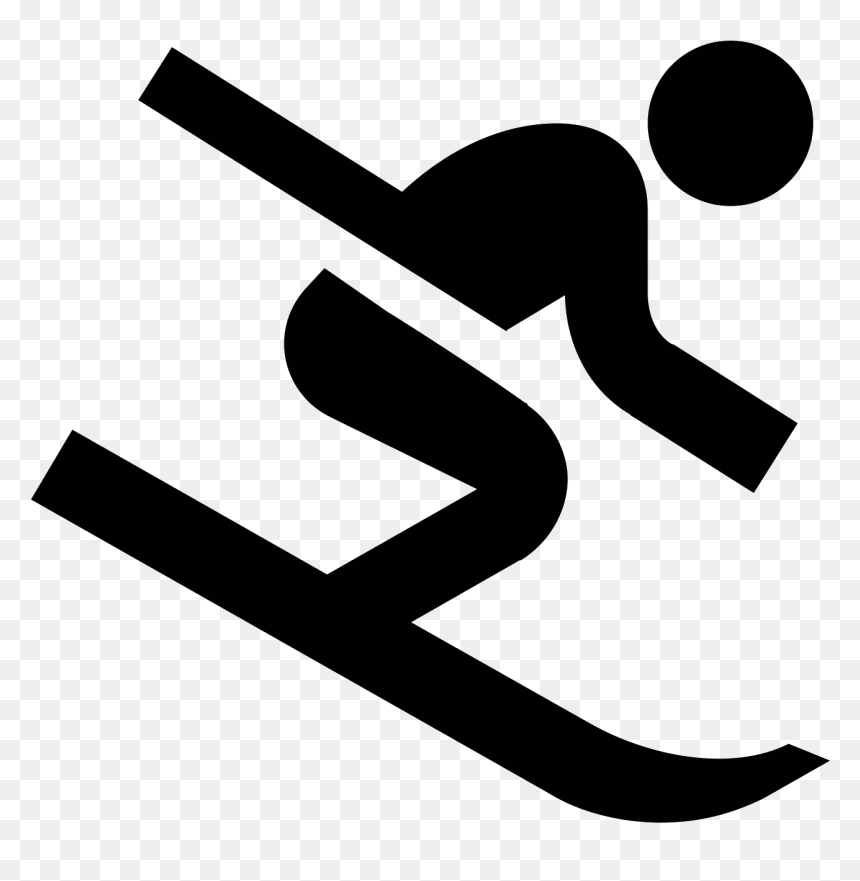 Skiing Icon, HD Png Download - cross country png