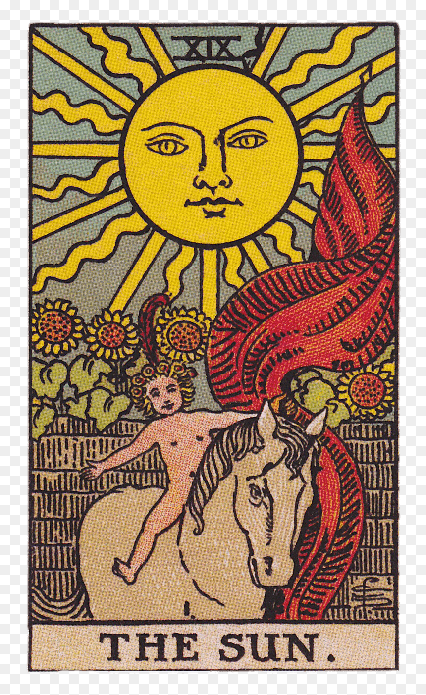 Sun Tarot Card, HD Png Download - tarot png