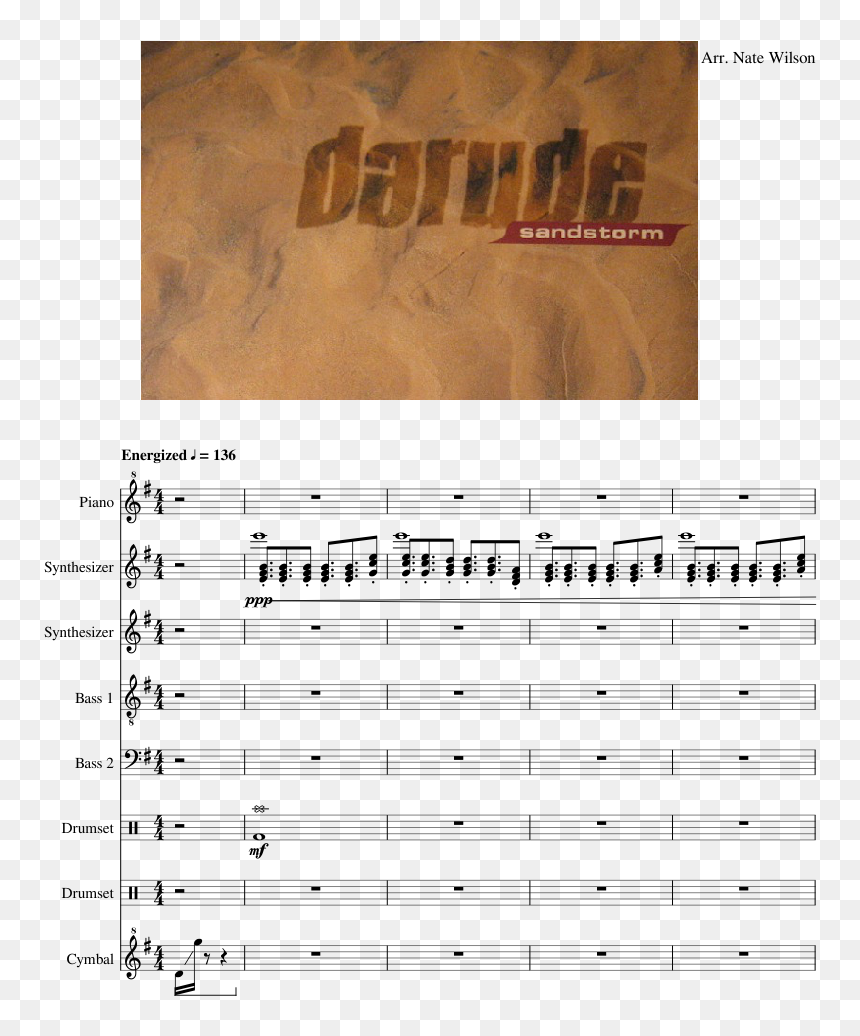Darude Sandstorm On Guitar, HD Png Download - sandstorm png