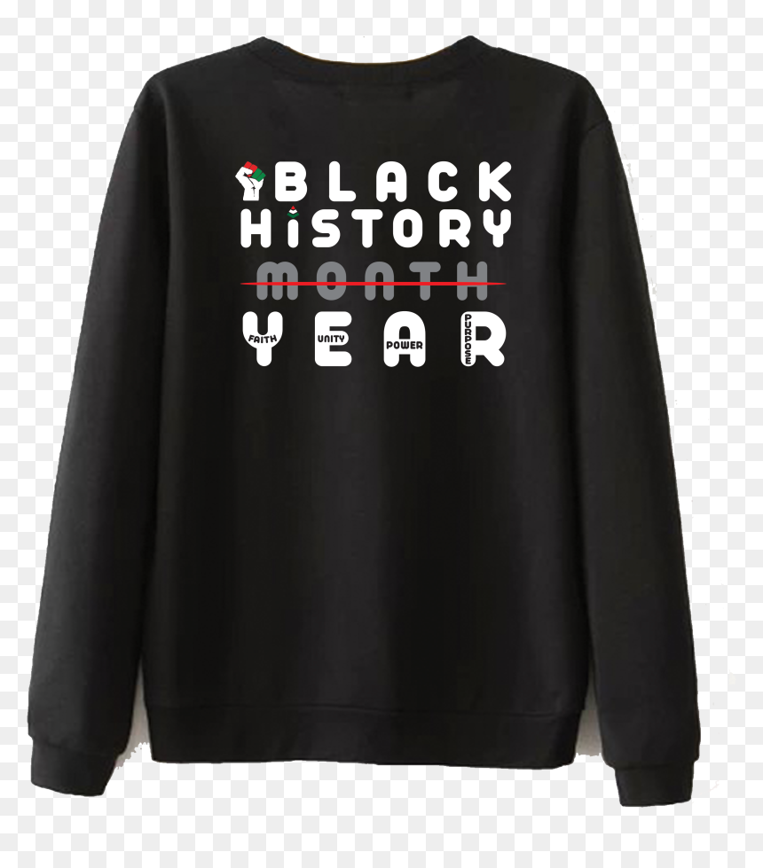 Hoodie, HD Png Download - black history png