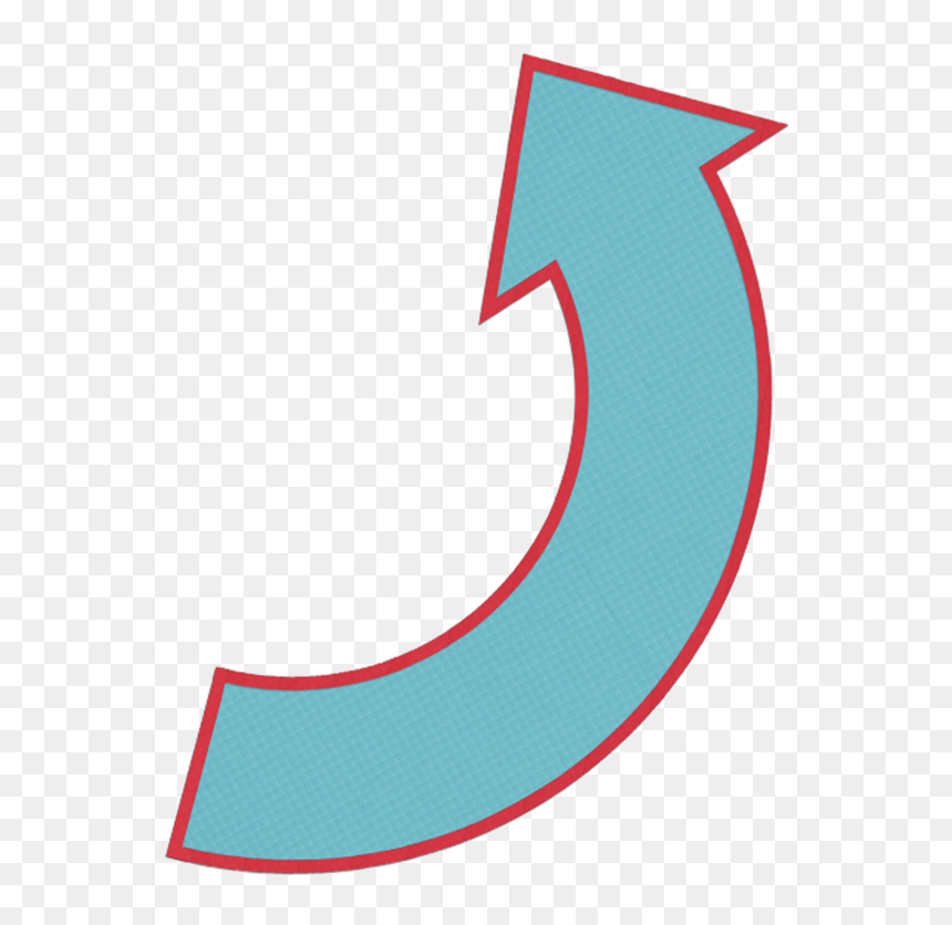 Crescent, HD Png Download - curving arrow png