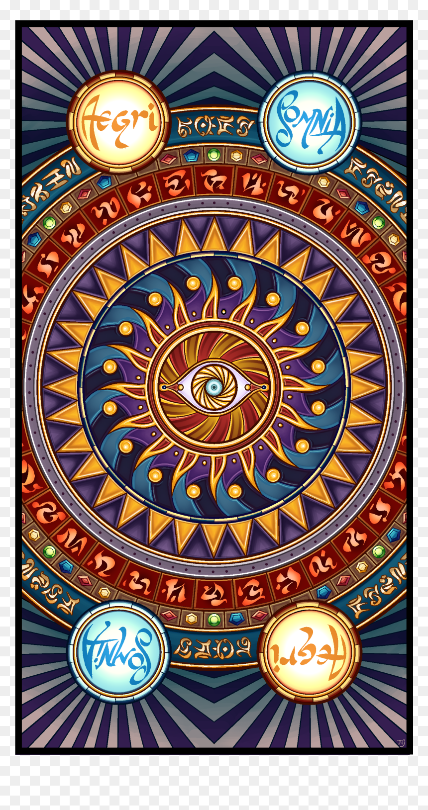 Round Yoga Mats, HD Png Download - tarot png