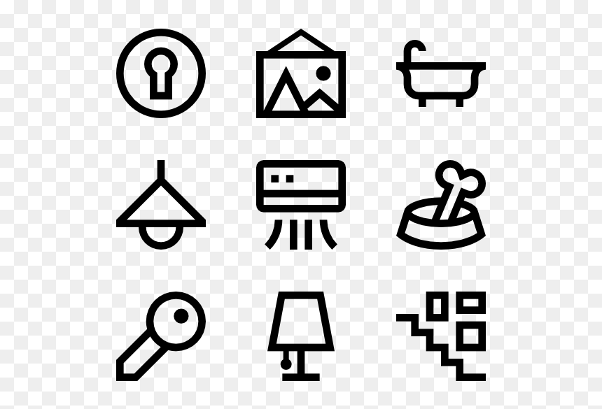 Contact Icons Png, Transparent Png - home symbol png