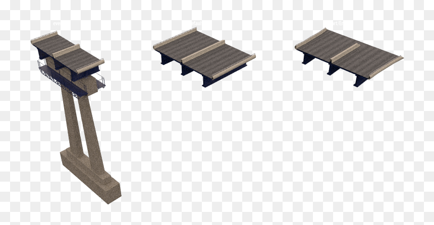 Picnic Table, HD Png Download - bridges png