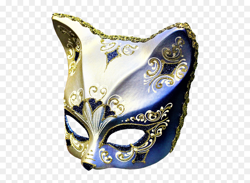Carnival Mask Cat, HD Png Download - carnival mask png