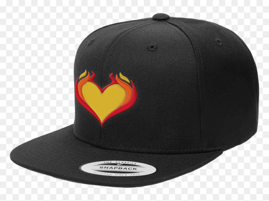 Baseball Cap, HD Png Download - flaming heart png