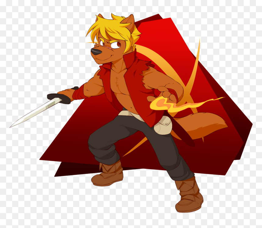 Cartoon, HD Png Download - red wolf png