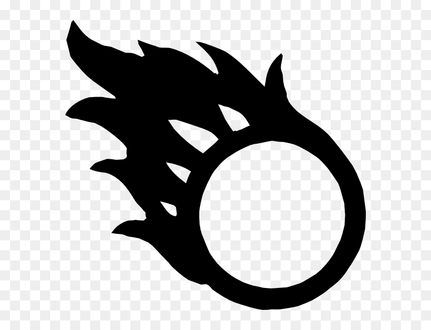 Flaming Ball Clipart, HD Png Download - flaming heart png