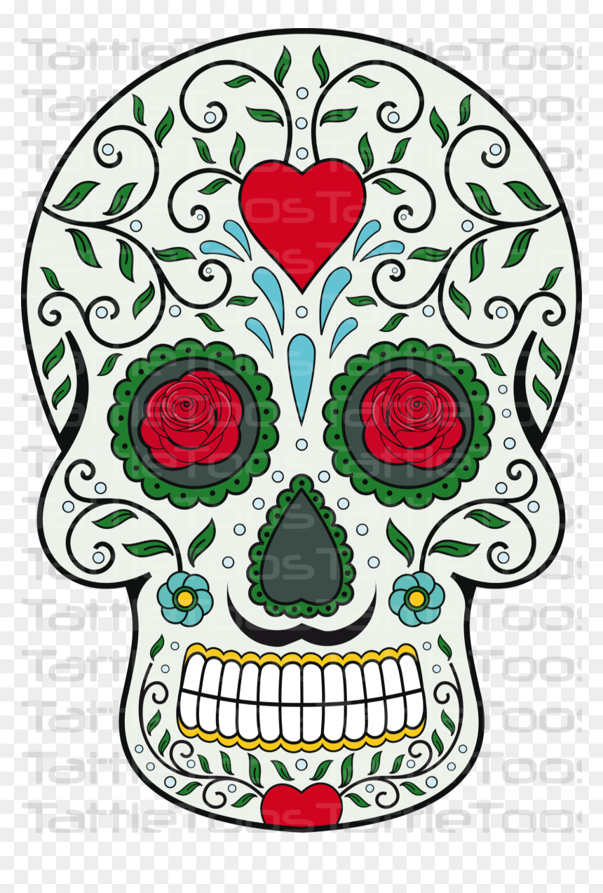 Calavera Mexicana Jpg, HD Png Download - dia de los muertos skull png