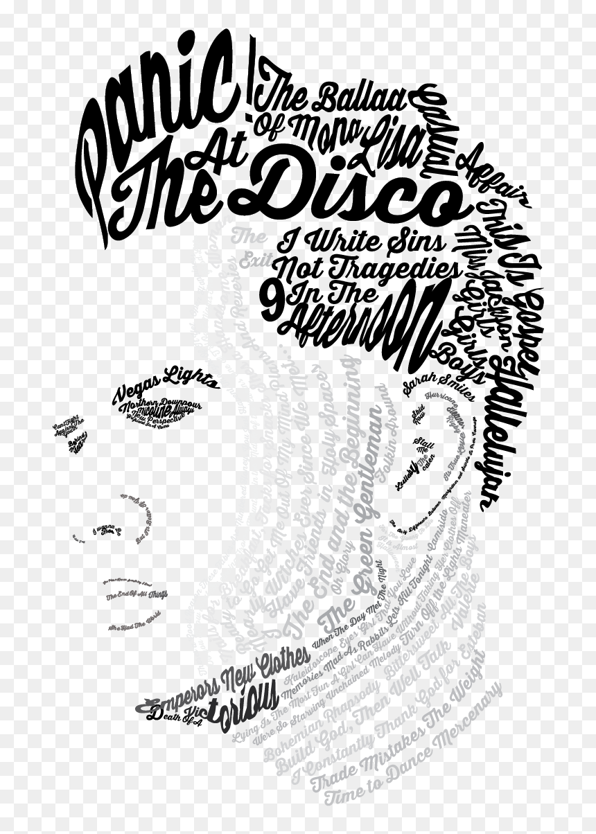 Panic At The Disco Drawings, HD Png Download - panic png