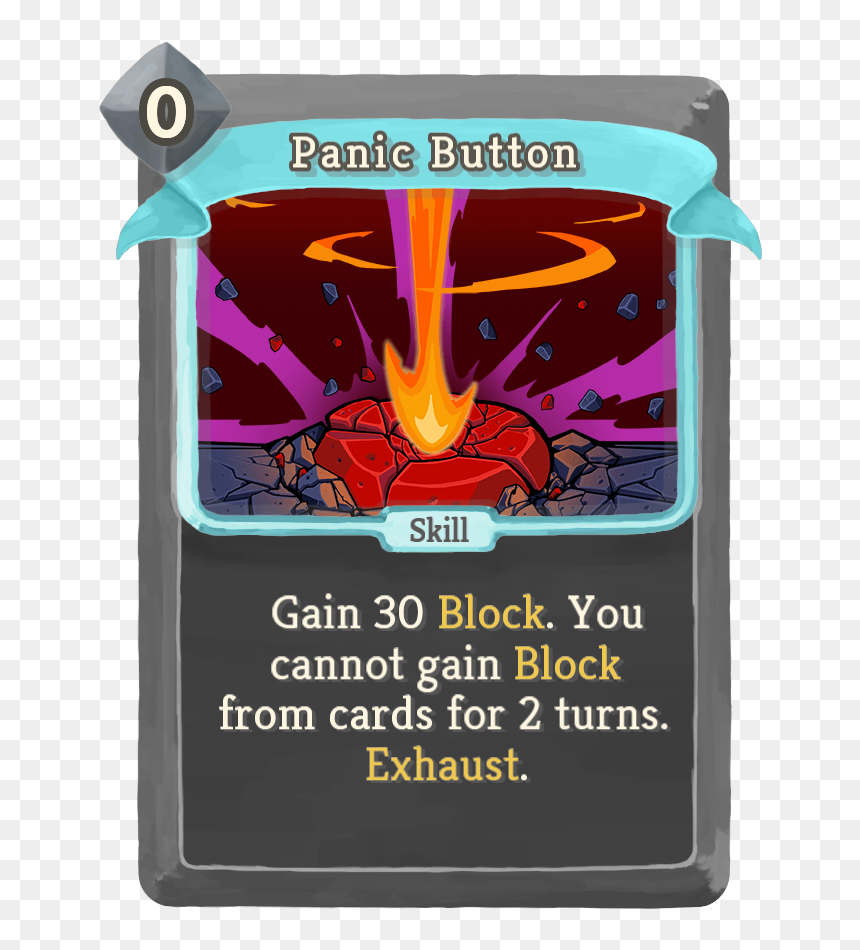 Slay The Spire Block, HD Png Download - panic png