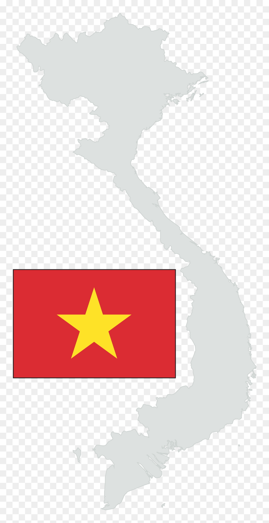Vietnam Map, HD Png Download - curb png