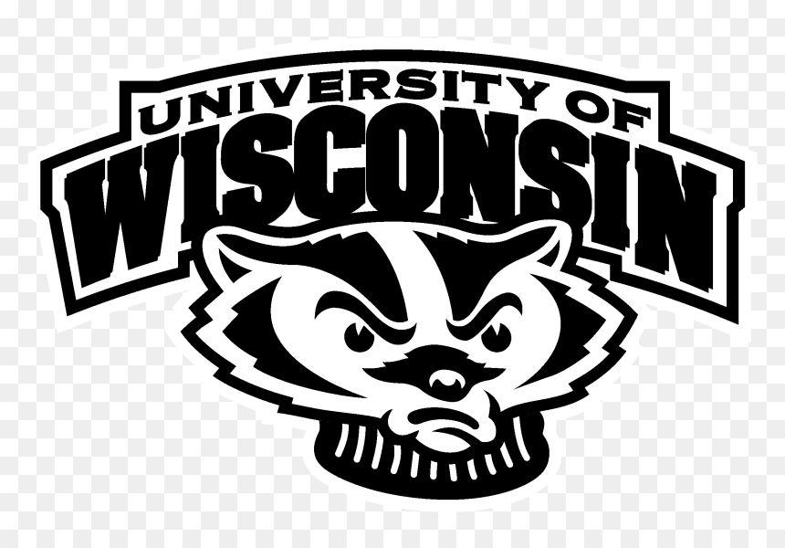 Black And White Badgers Logo, HD Png Download - honey badger png