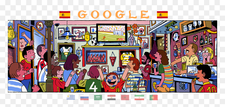 Google World Cup 2018 Day 2, HD Png Download - rusia 2018 png