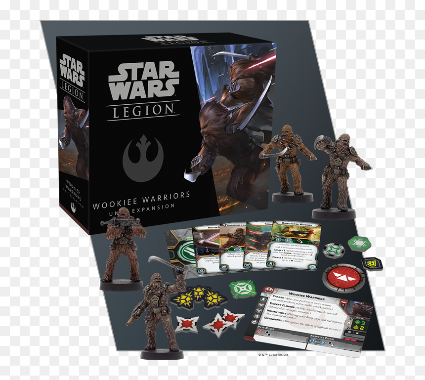 Star Wars Legion Wookiee Warriors, HD Png Download - wookie png