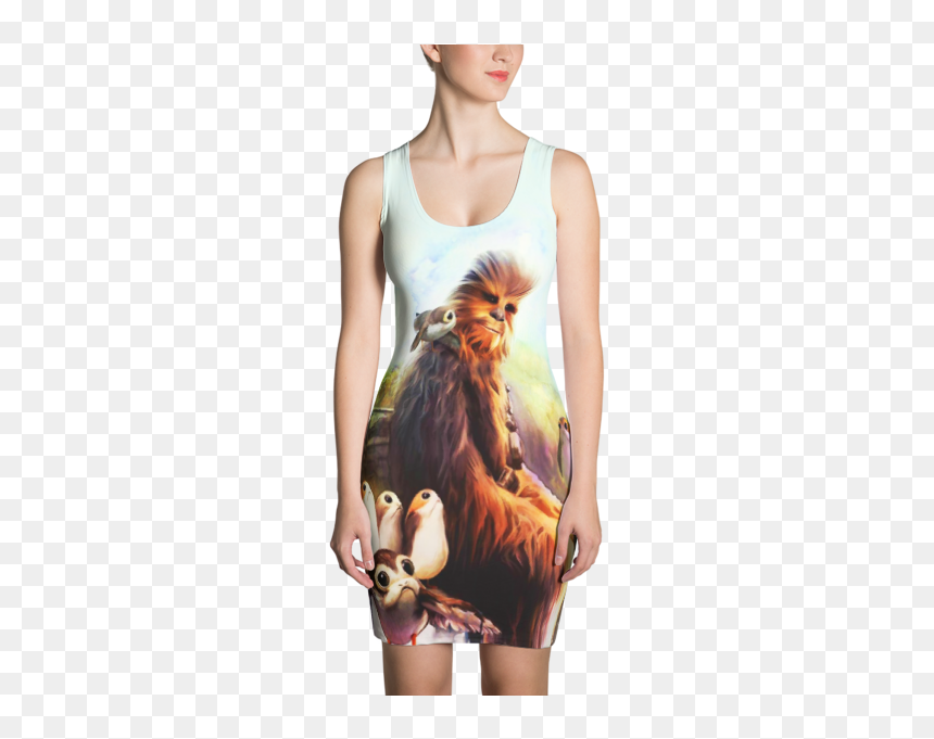 Calligraphy On Dress, HD Png Download - wookie png