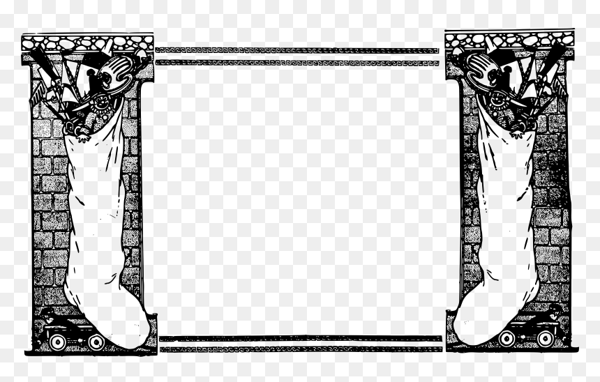 Illustration, HD Png Download - christmas card frame png