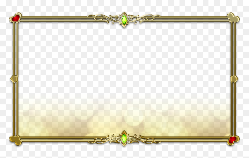 Golden Frames Hd Png, Transparent Png - christmas card frame png
