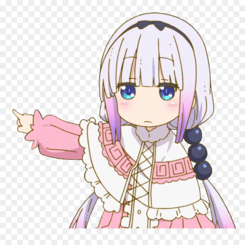 Kanna Maid Dragon Png, Transparent Png - loli.png