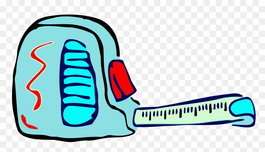 Tape Measure Blue Clipart, HD Png Download - construction clipart png